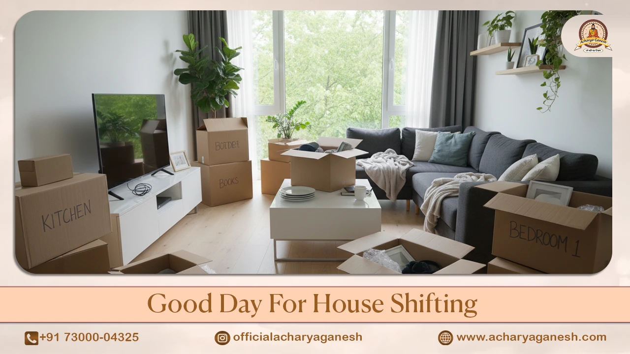 Good Day for House Shifting: Auspicious Move Dates